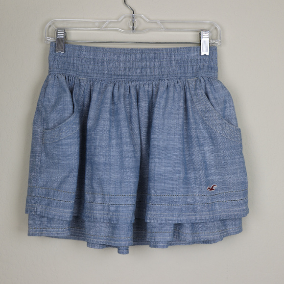 Hollister Dresses & Skirts - 2/$7 ♦️Hollister Chambray Skirt